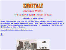 Tablet Screenshot of kumeyaay.org